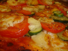 Pizza végétarienne rapide