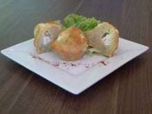 Muffins au chèvre frais et au persil