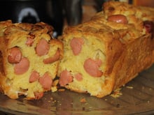 Cake salé knacki comté