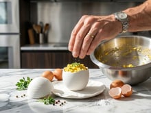 L'astuce du chef Éric Frechon pour des œufs brouillés incroyablement crémeux