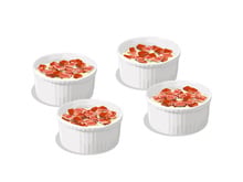 Œufs brouillés à la tomate et au bacon