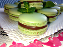 Macaron Menthe Religieuse