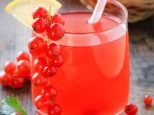 Cocktail fraîcheur groseilles et citron