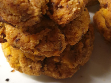 Cookies au chocolat et chapelure de pain rassis