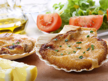 Coquilles Saint-Jacques gratinées