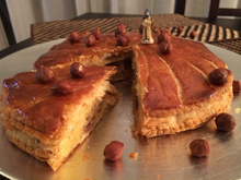 Galette des rois praliné et crème d'amande