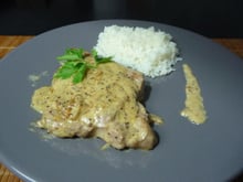 Tranche de porc à la crème