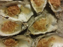 Huîtres chaudes gratinées maison