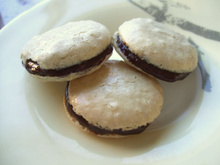 Macarons ganache chocolat-orange