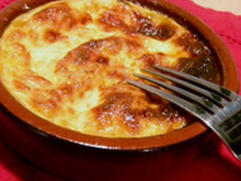 Clafoutis salé bacon-reblochon