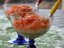 Perles du Japon au saumon fumé et guacamole