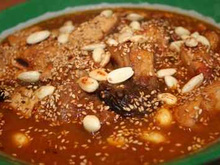 Tajine aux pruneaux et aux abricots