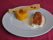 Dos de cabillaud de Norvège en croute de tomates séchées et Parmesan