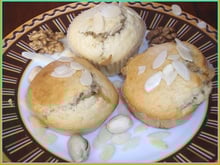 Muffins au cœur de fruits secs