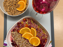 Avoines à ma façon et sa sangria spéciale