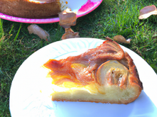 Cake aux pommes et au yaourt nature