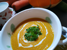 Velouté de potimarron express au thermomix