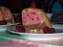 Tiramisu en rouge et noir
