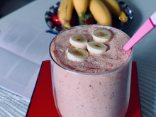 Smoothie banane fraise