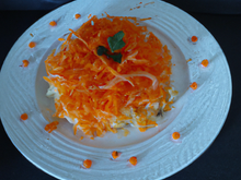 Vermicelle de riz aux carottes