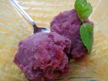 Sorbet au vin chaud aux épices de Noël