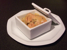Petite cocotte de Saint Jacques au foie gras