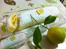 Roulé au lémon curd