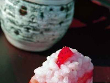 Sushis à la fraise
