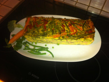 Terrine de légumes au saumon