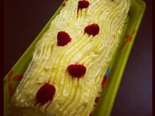 Bûche roulée à la Mascarpone et aux framboises