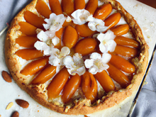 Tarte aux abricots et amandes