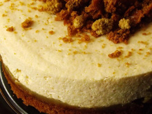 Le triple épice : entremet de pain d'épices, confiture de pomme de terre et mousse à la vanille