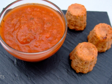 Soupe froide de tomates aux herbes