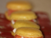 Macarons au saumon fumé