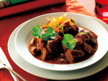 Agneau au cidre et sa sauce indienne