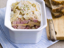 Pressé de pied de veau, jambon et foie gras