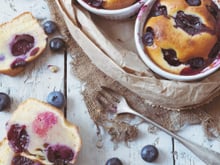 Clafoutis aux myrtilles