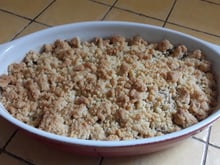 Crumble poires bananes et noix de pécan au thermomix