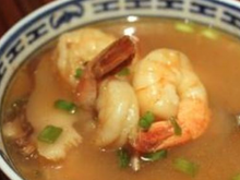 Soupe aux crevettes et à la citronnelle
