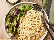 Spaghettis poivre & parmesan