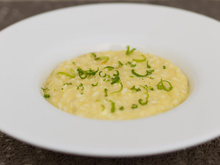 Risotto au Saint Marcellin et zestes de citron vert