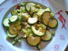 Salade de courgette