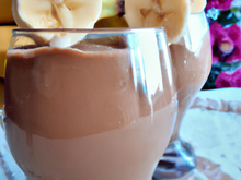 Smoothie chocolat et banane