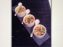 Tartare de truite à la pomme verte