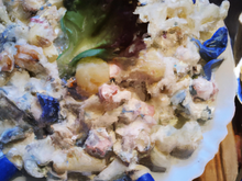 Salade de pâtes au gorgonzola
