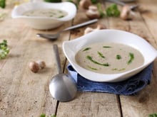 Velouté de champignons de Paris à la Moutarde
