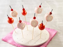 Petits roulés de jambon