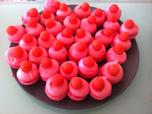 Macarons aux fraises Tagada