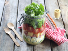 Salade en bocal