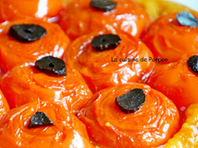 Tatin de tomates et ail noir